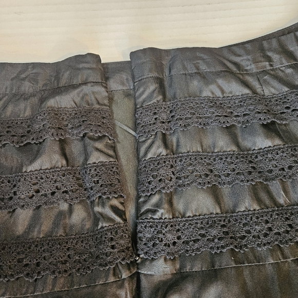 INC International Concepts Women Sassy Black Skirt Size 12 r - - Picture 5 of 8